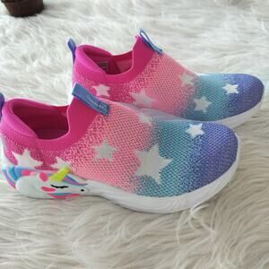 3980) Skechers Girl's  Unicorn Charmer Lil Sherbet Stars Sneakers Size US 3